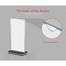 Polmart 3 Piece Tabletop Countertop Card Display Stand Medium - como en la foto - Ver 3