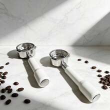 1 tay cầm lọc cà phê không đáy 58mm tương thích với máy pha cà phê espresso Barsetto/Calphalon, tay cầm lọc 3 tai bằng thép không gỉ kèm giỏ lọc, tay cầm thay thế cho máy pha cà phê espresso. - Nhiều màu - Xem 11