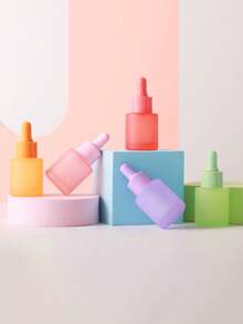 30ml Frosted Glass Dropper Bottle, Refillable Leakproof Travel Size Essential Oil Serum Container, Mini Dispenser, TSA Approved Portable - Multicolor - View 11