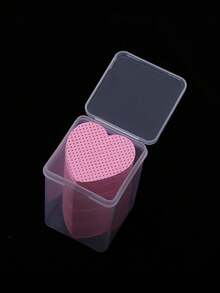 200pcs Disposable Eyelash Extension Glue Cleansing Cotton Pads Heart Shaped Makeup Remover Pad Wipe Napkins Cosmetics Tools - Multicolor - View 7