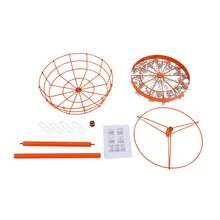 SHIOUCY Orange Disc Golf Training Stand, 27.23lbs 24 Chains Portable Practice Target For Backyard Park Outdoor Training - Orange - View 8