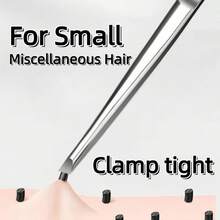 Bộ 1/3 dụng cụ tỉa lông mày bằng thép không gỉ chất lượng cao, kìm nhổ lông, kìm tỉa lông mày mọc ngược, kìm tỉa lông mày góc cạnh, dụng cụ chăm sóc da mặt. - Nhiều màu - Xem 1