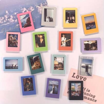 10 khung ảnh từ tính nhiều màu sắc, khung ảnh từ tính gắn tủ lạnh dùng để trưng bày ảnh phim Fujifilm , album ảnh từ tính lý tưởng cho ảnh chụp bằng máy ảnh lấy liền, trưng bày thẻ ảnh mini, thích hợp để trang trí tủ lạnh, văn phòng, nhà bếp, phòng ngủ, nhà cửa, làm quà tặng cho bạn bè.