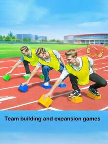 3pcs/Set Relay Party Game (With Anti-Slip Base) - Color-Coded Stacking Challenge, Suitable For Indoor & Outdoor Gatherings. Great For Family Games, Party Events, Fun Activities, Baby Shower Celebrations And Relay Races - Multicolor - View 8
