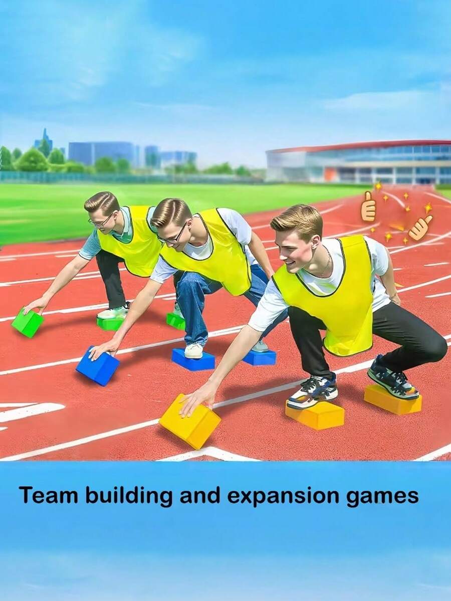 3pcs/Set Relay Party Game (With Anti-Slip Base) - Color-Coded Stacking Challenge, Suitable For Indoor & Outdoor Gatherings. Great For Family Games, Party Events, Fun Activities, Baby Shower Celebrations And Relay Races