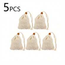 Soap Bags - 10-Pack Exfoliating Mesh Bags - A Must-Have For Girls' Bathing - Reusable Foaming Nets With Drawstring For Easy Lathering And Drying, Bathroom Accessories, Home Bathroom Decor. - View 12