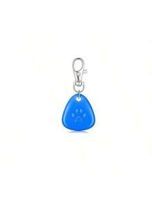 1pc Silicone Pet Luminous Pendant, Outdoor Walking Warning Light, Anti-Lost Glowing Collar Accessory - One Size - View 10
