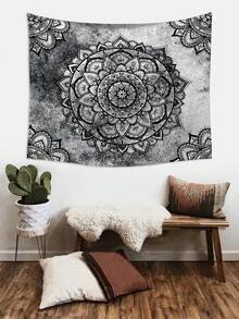 1pc Mandala Print Tapestry, Boho Decorative Tapestry For Home Decor, Flag For Room, Room Decor, Tapestry, Wall Decor, Wall Art ,Room Stuffs, Flags For Room, Tapestries, Wall Tapestry,Indie Room Aesthetic, Y2K Wall Hanging, Tarot Card Tapestry, Butterfly Wall Decor, Angel Tapestry, Map Wall Hanging, Cityscape Backdrop, Beach Tapestry, Ocean Wall Hanging, Large Tapestry, Extra Large Wall Hanging, Vertical Tapestry, Horizontal Backdrop, Photo Background Cloth, Party Backdrop, Video Call Background, College Dorm Essentials, Room Makeover Decor, Lightweight Wall Hanging, Washable Fabric Poster, Printed Wall Tapestry, Zen Room Decor, Nature Inspired Tapestry. - 彩色 - 查看 5