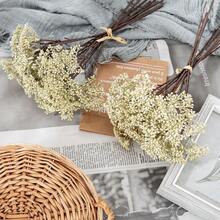3/6 pièces Bouquet de fleurs artificielles, convient pour le bouquet de mariée, la couronne, la décoration florale DIY, la décoration de bureau et de maison - Multicolore - Voir 2