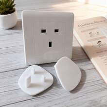 2/4/8/12/16/20/24pcs Pear-Shaped British Style Baby Power Socket Covers, UK Standard Outlet Protectors, Children Party Home Decor, Gifts - Multicolor - View 5
