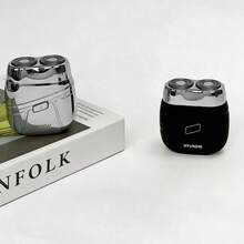 HYUNDAI Afeitadora eléctrica YS805 totalmente metálica, cabezal flotante, totalmente lavable, mini afeitadora portátil para hombres. - Multicolor - Ver 1