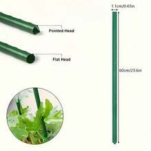 Conjunto de soportes de enrejado de jardín de metal, estante de enrejado resistente para trepar plantas, adecuado para diversos frutos, plantas, vegetales, invernaderos, esencial para jardinería exterior - Verde militar - Ver 7