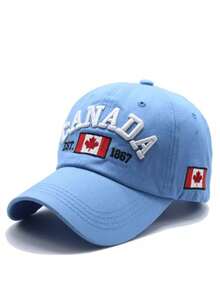 楓葉 CANADA 棒球帽，美式休閒風，中性情侶款，戶外運動，卡車司機帽 - 棒球帽 - 查看 9