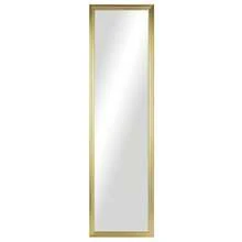 Espejo grande de 13x49 pulgadas con marco dorado para baño o sala de estar - 1 - Ver 7