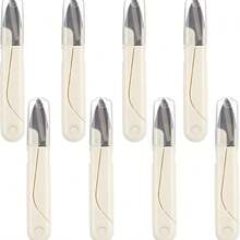 5pcs Portable Scissors | Thread Scissors | Embroidery U-Shaped Scissors | Sewing | Valentine's Day Gift, Multi-Functional Compact Scissors, Portable Mini Simple Design Sewing Scissors, Home/Student Folding Cutting Tool - A - View 8
