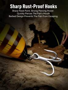 Mồi câu cá Kingdom 1PC Wasp Minnow Bait Bionic, kích thước 35mm (3.9g/4.5g) và 43mm (4.8g/6.1g), nổi và chìm chậm, làm bằng nhựa ABS, mồi cứng, kèm một lưỡi câu đơn, thích hợp cho câu cá nước ngọt và nước mặn. - Nhiều màu - Xem 10