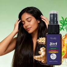 MELAO 三效合一护发油，蕴含当归、生姜和人参提取物，适用于干性及粗硬发质，滋养柔顺秀发，令秀发极致亮泽柔顺，30毫升/1.01液盎司 - 30ml - 查看 6