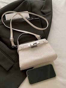 2026 New Luxury Women's Woven Texture Handbag, Fashion Versatile Shoulder Bag With Large Capacity - White - View 9