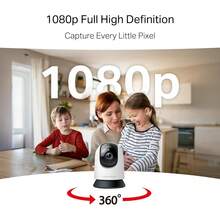 MERCUSYS MC200 Cámara Wi-Fi de  Interior,1080P, IP Domo 360°, Funciona con Assistant y Alexa - 1080p - Ver 6