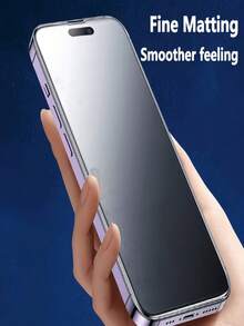 5pcs Matte Privacy Ceramic Screen Protector Compatible With IPhone 17 Air/17 Pro Max/16 Pro Max/17e/16/16e/15/14/13/12/11/Pro Max/Plus/XR/X/XS/XS Max/Mini 30° Anti-Peeping, Full Coverage, Anti-Fingerprint, Easy To Install, Not Glass - Black - View 7