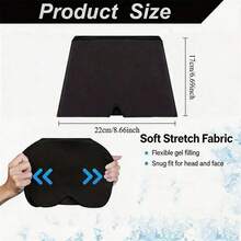 Mũ làm mát giảm đau nửa đầu, khăn trùm đầu bằng gel mềm co giãn cho cả thời tiết lạnh và nóng. - Nhiều màu - Xem 6