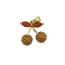 1pc Cherry Series Copper Pendant, Suitable For DIY Jewelry Accessories, Includes Cherry, Heart And Boot Elements, Vintage Style Multi-Purpose Pendant Accessory - Cherry - View 30