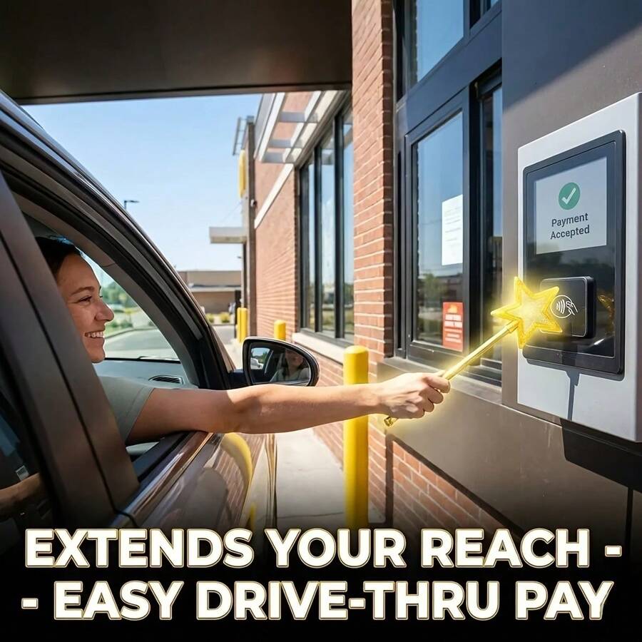 Giá đỡ thẻ không tiếp xúc in 3D, thẻ đậu xe, phụ kiện ô tô, dụng cụ dán thẻ tín dụng tiện ích. - A - Xem 1