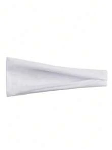One Solid Color Sports Yoga Headband, Moisture-Wicking Elastic Headband, Suitable For Running And Fitness, Unisex, Autumn And Winter Women's Vacation Hair Accessory, Elegant Scarf-Style Headband, Soft And Comfortable. Summer Beach Hair Band Vacay Sweatband,Holiday,Travel - Multicolor - View 10