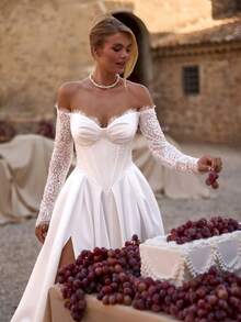 Vestidos de novia - Blanco - Ver 3