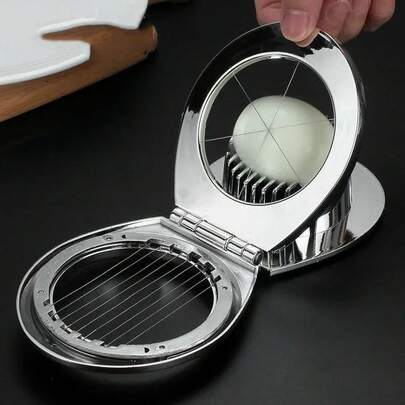 Herramientas de cocina, cortadoras de huevos de aleación de Zinc, divisor de huevos, accesorios para cortador de fresas SPIE