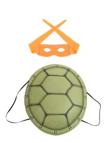 Bộ đạo cụ mai rùa (1/2 món): Bao gồm 1 mặt nạ mắt màu vàng, trang phục mai rùa, ba lô mai rùa, ba lô hình rùa, ba lô mai rùa ngộ nghĩnh, đạo cụ hóa trang động vật, đạo cụ trang phục hóa trang Halloween. - Nhiều màu - Xem 8