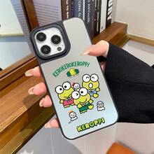 SANRIO 1个全新亚克力官方加固三合一防摔手机壳，创意图案，加厚保护套，兼容苹果17 Pro Max/Air、16、11/12/13/14 Plus、XR、7/8 Plus、15 Pro Max - 黑色 - 查看 5