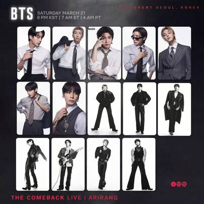 14 Pieces B-TS, J-HOPE, JK, RM, SU.GA, V, JIN, JIMIN, JIN, ARIRANG, Special Card, Special Album Card, Special Cards, Fan Merchandise, Idol Merchandise Gift For Friends' Birthdays, High-Resolution Celebrity Cards