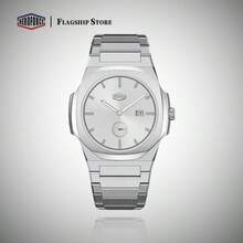 1 pièce Montre de sport pour hommes, étanche jusqu'à 50 m, mouvement à quartz décontracté business, convient comme cadeau d'anniversaire pour hommes, bracelet en acier inoxydable, aiguilles lumineuses, montre d'affaires, cadeau pour la fête des pères, cadeau essentiel pour le mari - Montre à quartz de luxe - Voir 15
