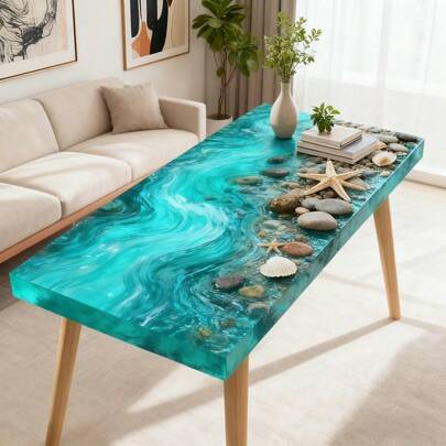 Khuôn nhựa epoxy lớn 22,63 x 11,81 x 1,38 inch, khuôn nhựa tái sử dụng, thích hợp làm bàn kiểu sông, bàn cà phê, khay, thớt, đồ thủ công mỹ nghệ bằng nhựa.