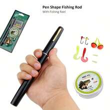 Portable Telescopic Fishing Rod Set With Reel, Suitable For Beginner Travelers - Multicolor - View 3