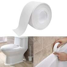 Waterproof Sealant Tape For KitchenBathroomToiletTile Joints And Corners, High Adhesive Waterproof Mildew-Proof Anti-Oil Toilet Sealant Tape, Self-Adhesive Joint Sticker, Moisture-Proof Sealing Tape, Suitable For Kitchen, B - White - View 5
