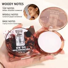 Parfum unicolore portable à longue durée, 12 grammes, convient à un usage quotidien, coffret de 6 baumes de parfum unicolore, baume de parfum format voyage, convient aux hommes et aux femmes. Senteurs florales, océaniques, boisées, convient pour offrir à des amis et à la famille, usage personnel, maison ou rendez-vous, travail et autres occasions, parfums multiples, design haut de gamme, emballage premium. - Multi-parfums - Voir 4