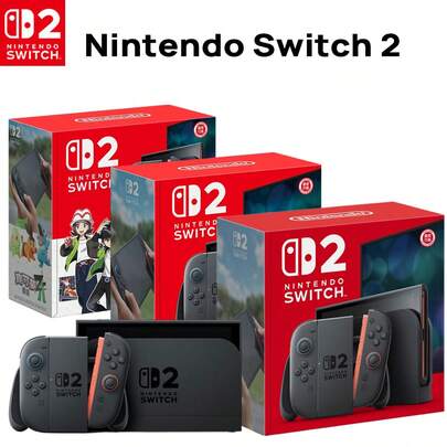 Nintendo Switch Máy chơi game cầm tay Switch 2 sở hữu thiết kế tinh tế, đồ họa sắc nét, màn hình 7.9 inch, bộ nhớ trong 256MB, micro tích hợp có chức năng khử tiếng ồn và hỗ trợ nhiều ngôn ngữ. (Phiên bản dành cho Hồng Kông.)