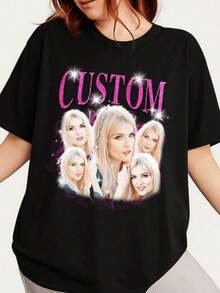 OVERSIZE K-Pop Tee Korean Boy Band - 彩色 - 查看 6