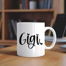 INGIFTA Gigi Mug, 1 Piece, 11 Oz, Double-Sided Printed Ceramic Mug. Gigi Gift. Gigi Coffee Cup. Gigi Gift. Grandma Mug. Grandma Gift. Mother's Day Gift. Gigi Gift Idea. - 11盎司 - 查看 4