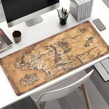 Extra Large Extended Middle Earth Vintage Map Gaming Mouse Pad, With Non-Slip Rubber Base, Washable Stitched Edges, Suitable For Gaming Setup, Home Office, Ideal Gift For Gamers, Fantasy Fans And Design Enthusiasts - View 7