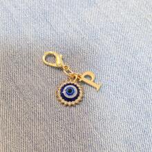 1pc A-Z Devil's Eye Metal Accessory, Keychain, Pendant, Gift - Devil's Eye Keychain - Multicolor - View 17