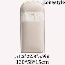Saco de Cobertura de Poeira para Roupas Suspensas, À Prova d'Água e à Prova de Poeira, Solução de Armazenamento de Guarda-Roupa para Casacos, Ternos, Vestidos, Jaquetas, Suéteres, Organização de Espaço de Armário, Saco de Roupa Protetor de Vinil Transparente, Respirável e à Prova de Umidade, Organizador de Armazenamento de Roupas para Casa e Quarto - Visão 9