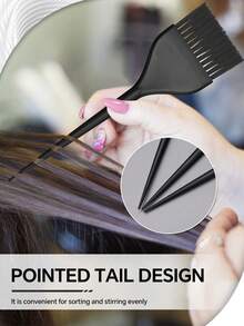 1/3/6pcs Colored Dyeing Board Brush Set (6 Pieces), Suitable For Balayage, Gradient Color, Highlights, Airtouch, Suitable For Salon Professionals And Home Users, Professional Hair Dyeing Tools - Multicolor - View 3