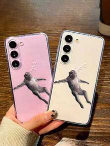 1pc Colorful Graffiti Anti-Drop Transparent Monkey Phone Case Suitable For IPhone 17pro/17Air /17/17promax16/11/16pro/16plus/16promax/16e/15Promax/13/14/12/XS/XR/7G/8P, Galaxy S25/S25PLUS/S25 Ultra/A16/A36/A26/A56/A50/A12/A32/A52/A72/A51/A21S/A13/A14/S24/S24PLUS/S24Ultra,S22/A52/A53/A54/A55S23/, 11/12Pro/12/12X/13Pro/14Pro/15Pro/, 10/9/Note9/12c/Note11pro/Note8Pro - Multicolor - View 5