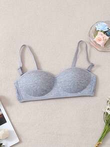 3pcs/Set Women's Seamless Wireless Bra Set, Detachable Straps, Suitable For Students Daily Casual & Sports Wear - Multicolor - View 4