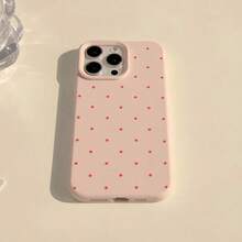 Fashionable Liquid Large Hole Pink TPU Shockproof Protective Case Compatible With Apple , Suitable As Birthday And Christmas Gift For Couples, Girlfriends, Daughters And Teenage Girls - Pink - View 3