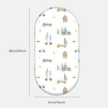 4pcs Baby Crib Sheets, Breathable Soft Fitted Crib Mattress Pad, Elastic Travel Crib Stylish Pattern, Standard Crib Sheets Suitable For Baby Boys And Girls, Size 32"X16" - Bassinet Sheets - View 7