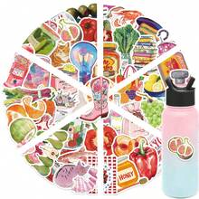 50PCS Mediterranean Tomato Art Aesthetic Stickers Laptop Graffiti Room Skateboard Scrapbooking Phone Sticker Decals Funny Stickers Kindle Scrapbook Supplies Laptop Sticker - 1 Set - View 11